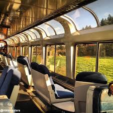 Photo Observation Car On Coast Starlight Amtrak Train Travel Usa Train Travel Train Vacations
