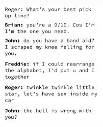 All i'm missing is 'u'! if they don't correct you and say that that only makes 25 letters, they aren't worth . Queen Memes What S Your Pickup Line Excuse Facebook