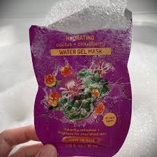 Freeman feeling beautiful cactus and cloudberry for face water gel mask 175ml. Hydrating Cactus Cloudberry Water Gel Mask Freeman Beauty