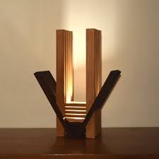 Lampe A Poser Haut De Gamme En Bois Massif Eclairage Led Ximenia Lampade Idee Per L Illuminazione Lampadario In Legno
