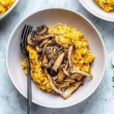 Butternut Squash Mushroom Risotto Recipe Risotto Recipes Healthy Risotto Recipes Healthy Fitness Meals