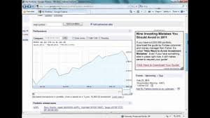 an introduction to google finance portfolios