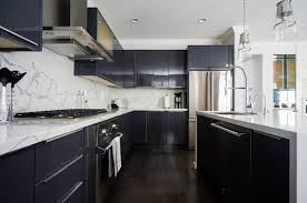 Or try high gloss white cabinets against a dark charcoal wall in a matte finish. Hi Gloss Charcoal Cabinet City Kitchen And Bath