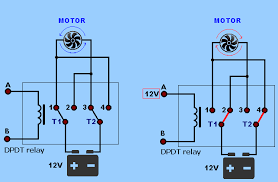 I want to have a spdt switch that simply switches the relay over. Spdt Relay And Dpdt Relay Electronics Projects Circuits
