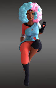 Garnet From Steven Universe Keneisha Perry Steven Universe Steven 3d Characters