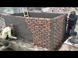Septic tank of concrete silo staves which are readily available. How To Build Toilet Septic Tank Part 2 Rendering Sand And Cement In The Tank Easily Youtube