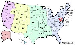 Us Time Zones Timezones In The United States