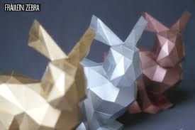 Noc… weitere ideen zu herz vorlage, holz. Diy 3d Origami Hase Osterhasen Bausatz Fraulein Zebra