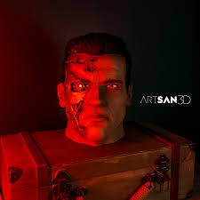 Back to School,terminator Headphone Holder, Handmade Terminatör,  Eco-friendly PLA Design, Headphone Stand for Student.