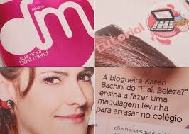 Kah na revista DM » Passando Blush