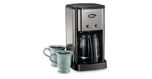 The unit comes with a charcoal water filter that goes into it's holder, gold tone coffee filter and filter basket, measuring scoop, some paper filters and the instruction booklet. Cuisinart Brew Central 12 Cup Programmable Coffeemaker Cuisinart Com