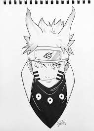 25 cool things to draw that are easy and fun for beginners. Naruto Six Paths Sage Mode By Stephaniessf Deviantart Com On Deviantart Naruto Sketch Naruto Drawings Naruto Sketch Drawing