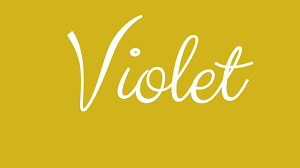 During the boat ride, she sits in front of mike and behind veruca. Learn How To Sign The Name Violet Stylishly In Cursive Writing Youtube