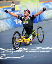 A Triumphant Ernst Van Dyk After His Handcycling Final Event Cycling Touring Cycle The Incredibles