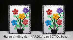 Kalau kamu masih bingung, ini dia inspirasi ragam hiasan rumah dari barang bekas yang relatif gampang dicari. Kreasi Dari Barang Bekas Mudah Banget Tugas Sekolah Kreasi Dari Kardus Dan Botol Bekas Youtube