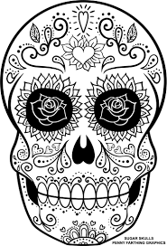 These sugar skull coloring pages offer hours of coloring fun for any day of the dead enthusiast! Skull From Sugar Skulls Day Of The Dead Skull Coloring Pages Coloring Pages Sugar Skull Drawing