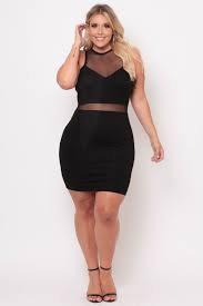 Plussize Plussizefashion Plussizedress Plussizesexy Mesh Plus Size Black Dresses Contrast Dress Plus Size Outfits