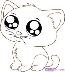 Make guidelines, one vertical for positioning the nose and mouth, and keep in mind that anime features are exaggerated compared to real ones, so all expressive elements. 46 Cute Cartoon Cat Wallpaper On Wallpapersafari