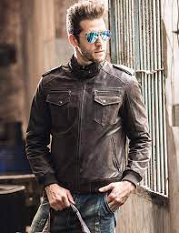 Amazon Com Flavor Men Biker Retro Brown Leather Motorcycle Jacket Genuine Leather Jacket Medium Tall Dark Brown Clothing V 2020 G Odezhda