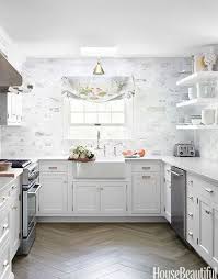 15 Ways To Decorate With Winter White Kitchen Inspirations Classic White Kitchen Kitchen Tiles Design