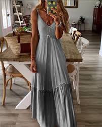 Hot Selling Free Shipping Order Over 80 Buy 3 Use 8 Off Code 8off Item H3978 Descriptions Sleeve Length Sleevele In 2020 Maxi Dress Style Maxi Dress Fashion