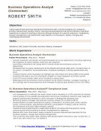 business operations analyst resume