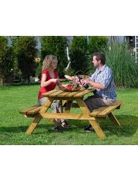 Mr Gardener Picknicktisch Lydia 180x170cm Picknicktisch Minikuche Gartenhaus