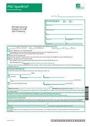 The striking psd bank annex gives the main hamburg branch a new face. Antrag Psd Spardirekt Psd Bank Nord Eg