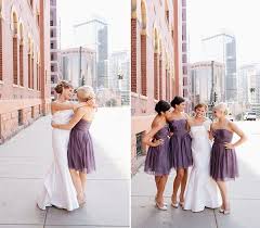 A Fun Bridesmaids Movie Poster Pose At This Magenta Lavender Warwick Denver Hotel Wedding Fab You Bliss