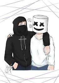 I wouldn't even say marshmello and progressive house in the same sentence without a big isn't in between them. Marshmello And Alan Walker Wallpapers Wallpaper Cave