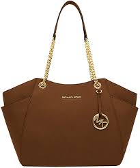 Select a designer tote for a versatile and elegant carryall that can double as a briefcase. Amazon Com Michael Kors Jet Set Travel Large Chain Shoulder Tote Luggage Shoes