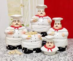 Not only will a nice cookie jar keep your baked favorites fresh and flavorful, it will also add some personal style to your kitchen counter. Fat Chef Kitchen Decor Webnuggetz Com Webnuggetz Com