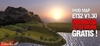 Download Map Ets2 Indonesia 1 30 Izi Rework Update Terbaru Gratis Indonesia Euro