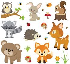 Wall Stickers Forest Animals Nursery Wall Decal Decode Animals Wall Decal Set Bear Fox Roe Hare Badger Hedgehog Squirrel Owl Bsm B2 Animal Wall Decals Forest Animal Nursery Safari Nursery Walls