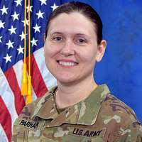 Sgt. Christopher Couchot of Sidney, Ohio, performs