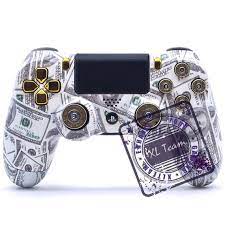 Custom Playstation 4 Ps4 Dualshock 4 Controller Money Bullet Ps4 Controller Ps4 Controller Custom Dualshock