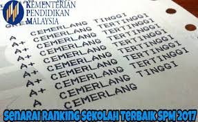 Spm 2017 jaga baik baik manja kaseh 23 apr 2017. Senarai Ranking Sekolah Terbaik Spm 2019