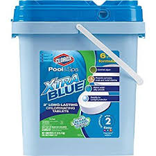 Clorox Pool Spa Xtra Blue 3 Inch Long Lasting Chlorinating Tablets 12 Pound 23012clx Clorox Pool And Spa Spa Pool Swimming Pool Chlorine