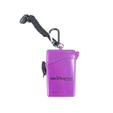 The disney debit card doesn't earn rewards (so no need to really use it much), but it gets you access to many of the same photo ops and discounts on disney merchandise, dining, cruise expenses, park tours, etc., as the disney visa credit cards. Disney Waterproof Credit Card Id Holder Large Purple