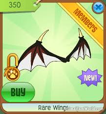 Rare Wings In Animal Jam Animaljam Items Rares Wings Animal Jam Rare Animals Rare