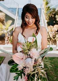 Anthurium and hawaiian assorted wedding bouquets. 30 Amazing Protea Wedding Bouquets Protea Wedding Tropical Wedding Bouquets Wedding Bouquets