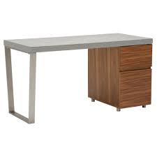 From contemporary computer desk and chair sets to traditional executive wood desks, you'll find the perfect piece for the job. Halmstad Office Desk Concrete And Walnut Desks Home Office
