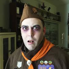 I can't express in words how sad I am that my Monster Scout uniform isn't  ready. So here's a picture.