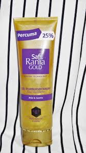 Safi rania dah launch produk baruuu! Safi Rania Gold Facial Cleansing Gel Review Fashion And Lifestyle