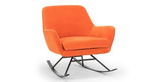 Led by florence knoll, the firm would draw stellar talents such as ludwig mies van der rohe and eero saarinen into its compass. Alpine 32 Fabric Rocking Chair Marmalade Kardiel