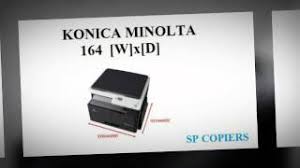 Bizhub 164 all in one printer pdf manual download. Konica Minolta Bizhub 164 Sp Copiers 9952059125 Youtube