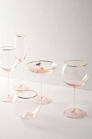 Anthropologie Waterfall Wine Glass Gilded Rim Stemless Glass Shopstyle Shopthelook Birthdayparty Wine Glass Glass Set Glass