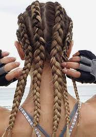 Fabulous Sporty Hairstyles That Will Survive The Most Intense Workouts Fashionisers C Sporty Hairstyles Braids For Long Hair Thick Hair Styles