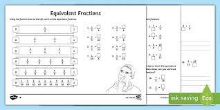 Maybe you would like to learn more about one of these? Equivalent Fractions Worksheet Primary Resources