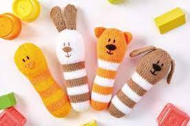 Maybe you would like to learn more about one of these? 4 Animal Baby Rattles Knitting Patterns Let S Knit Magazine